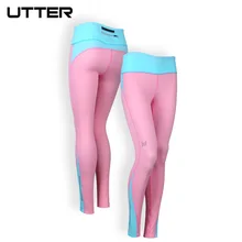 2016 UTTER J16 Women’s Sport Long Feature Running Pants Women Fitness Leggings Compression Sportswear Pantys Tights Fitness