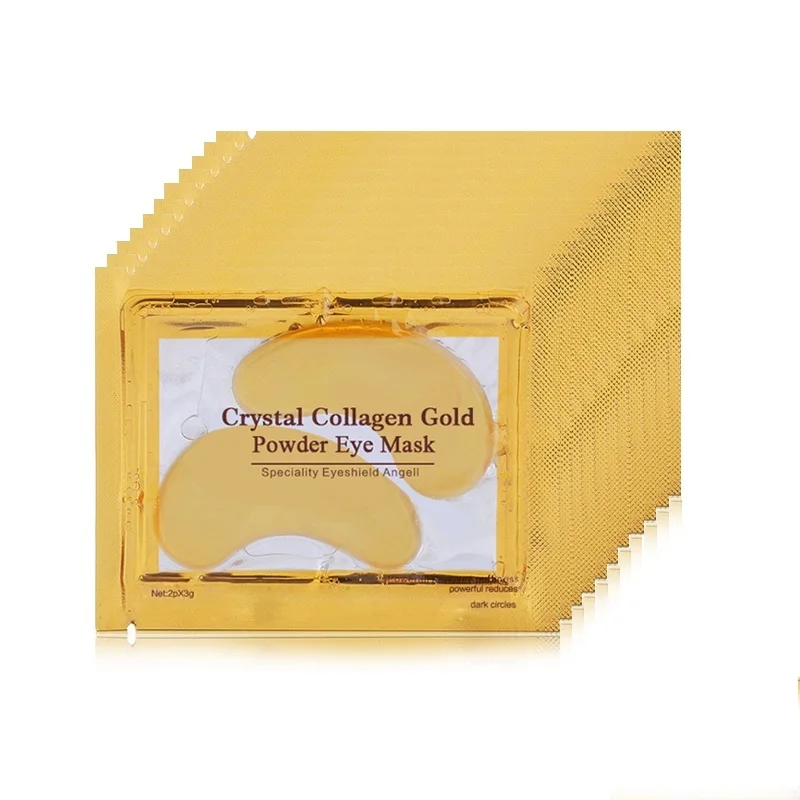 

10pcs=5packs Gold Crystal Collagen Eye Mask Eye Patches Eye Mask For Face Care Dark Circles Remove Gel Mask for the Eyes Ageless