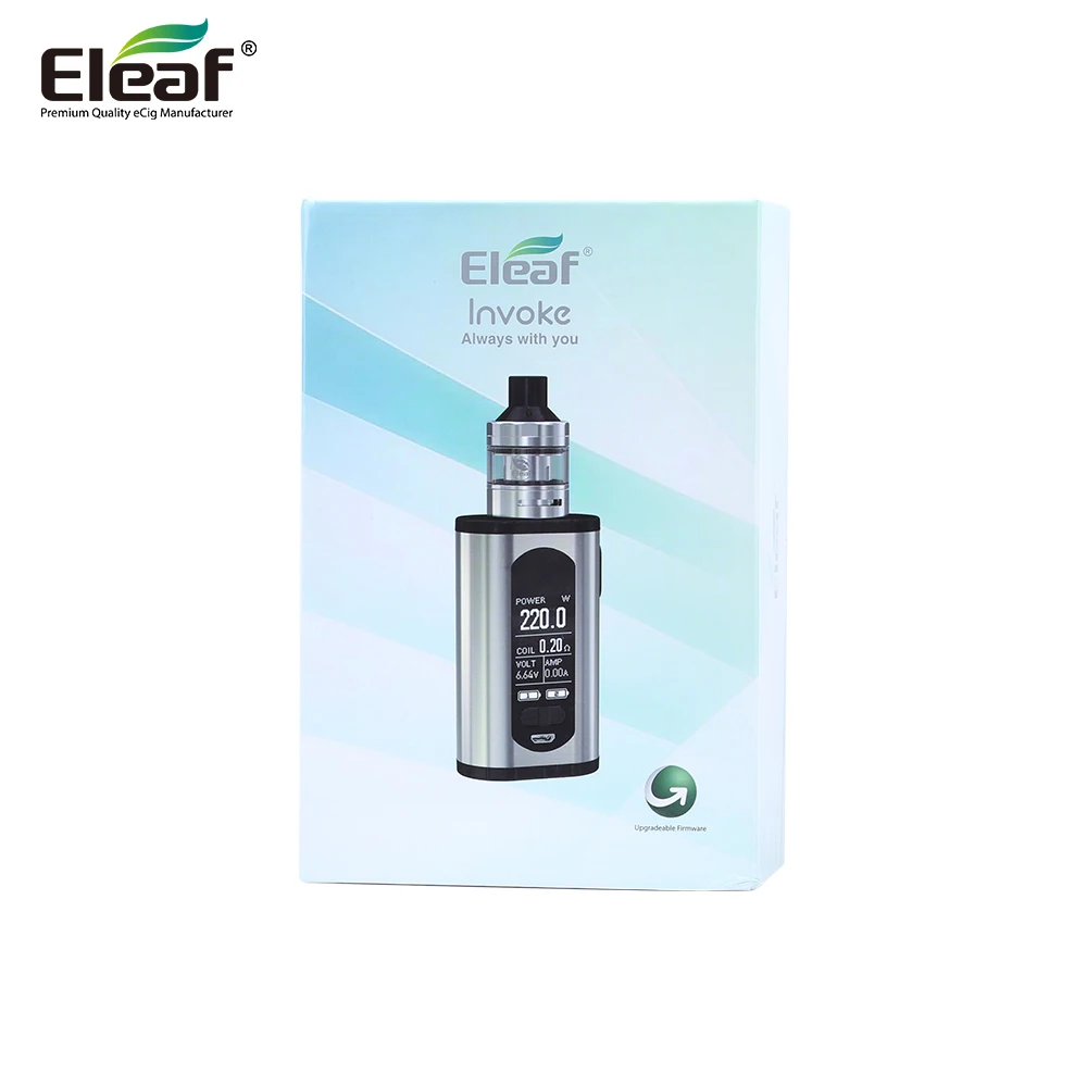 Оригинальный 220 Вт Eleaf Invoke с 2 мл Элло т атомайзер совместим двойной высокой