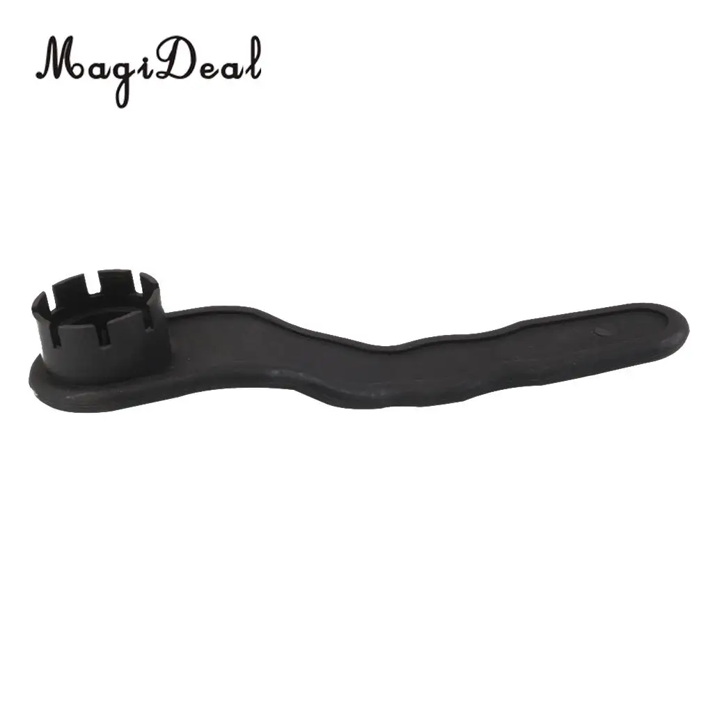 MagiDeal Universal 1Pc PVC Air Valve Wrench 8-Groove Wrench Replacement for Inflatable Boats Kayak Canoe Dinghy Accessory Black
