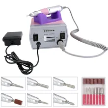 Электрический сверлильный станок для ногтей профессиональный резак для маникюра педикюра сверло для ногтей набор инструментов для всех гель Инструмент для полировки ногтей