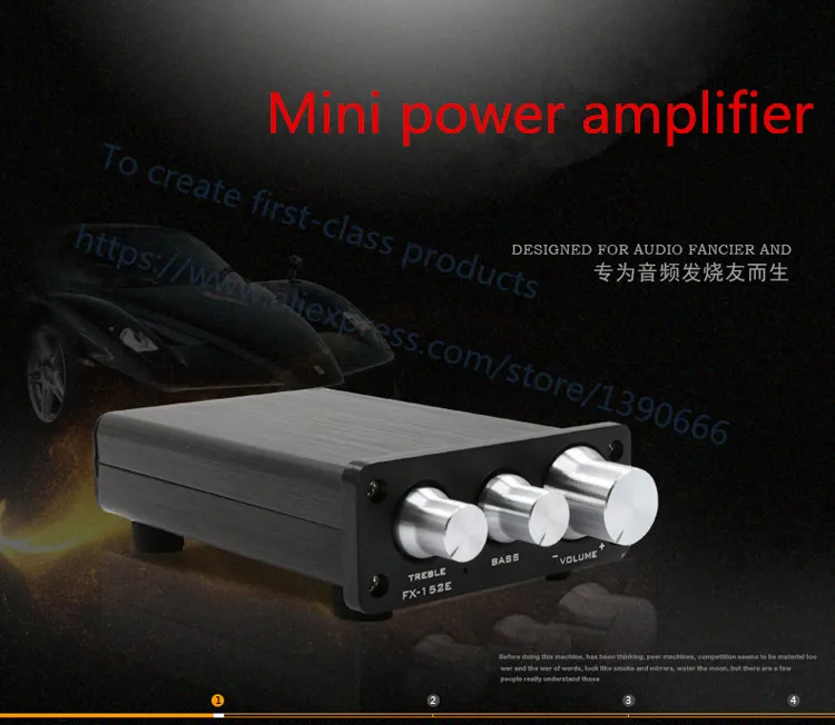 Mini digital amplifier computer desktop small amplifier TPA3118 digital