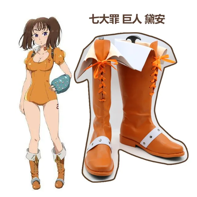 Cosplaydiy-Botas de Cosplay para niñas, botines de Cosplay de los siete pececillos letales, botas de Cosplay de la serpiente de Anime Sin Envy, modelo L320 Cosplaydiy-Botas de Cosplay para niñas, botines de Cosplay de los siete pececillos letales, botas de Cosplay de la serpiente de Anime Sin Envy, modelo L320