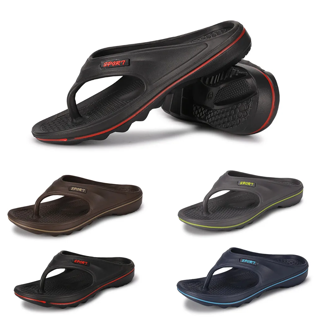 

xiniu New Arrival Summer Men Flip Flops High Quality Beach Sandals Anti-slip Zapatos Hombre Casual Shoes Drop Shipping #0527
