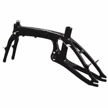 14 inch carbon fold small kid bike frame BSA Bottom Bracket chinese carbon bicycle frame