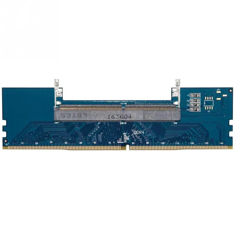 

PCB DDR4 Blue Adapter Card Converter RAM Connector Memory Tester Supports 2133Mhz Over-Current Protection For JEDEC