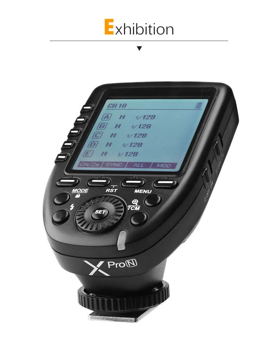 Godox Xpro-N i-ttl II 2,4G беспроводной триггер Высокоскоростная синхронизация 1/8000s X система с ЖК-экраном передатчик для Nikon DSLR