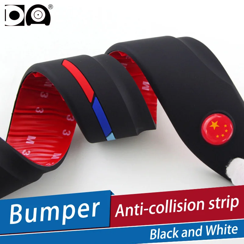 Car front rear Bumper anti-collision strips Custom logo for Nissan X-trail Rogue Note NV200 Micra Cube Almera 307Z Sunny Altim