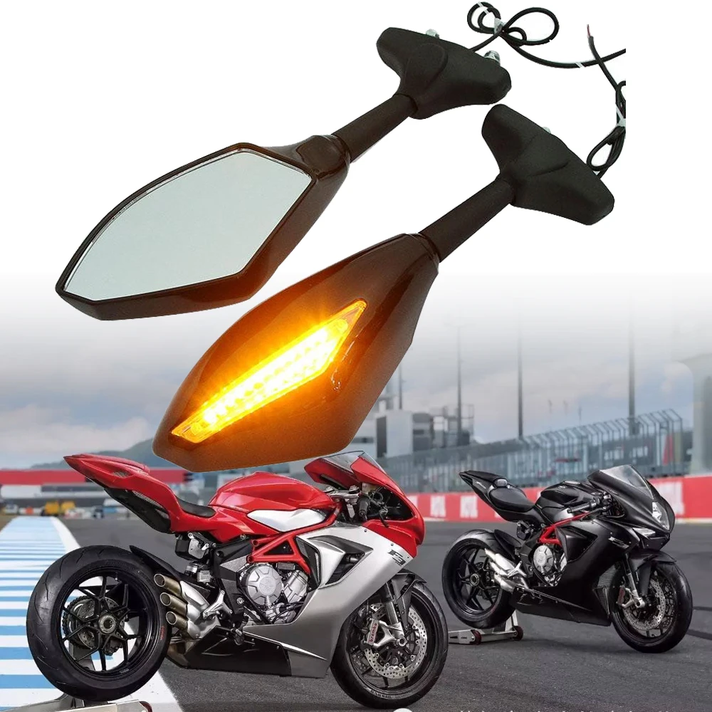 Для Suzuki GSXR1100 GSX R 1100 1993 1994 1995 1996 1997 1998 индикатор поворота мотоцикла боковое зеркало