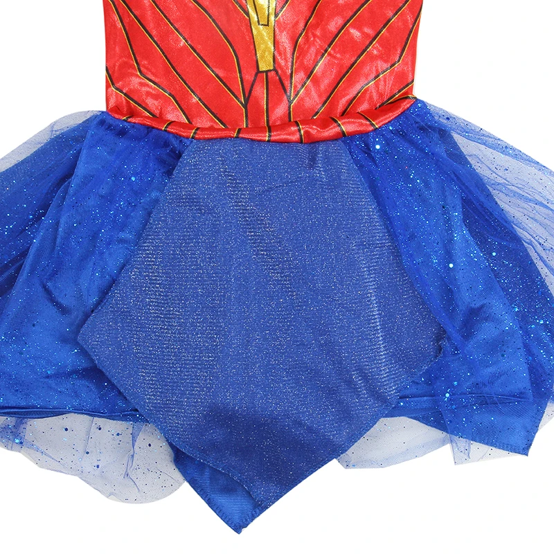 роскошный Детские  Хэллоуинский костюм DC Супергерой Чудо-женщина девушка Amazon прицесса  Диана из Dawn Of Justice