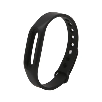 

Black Silicone Wrist Band Strap Wristband Replacement For Xiaomi Mi Band 1