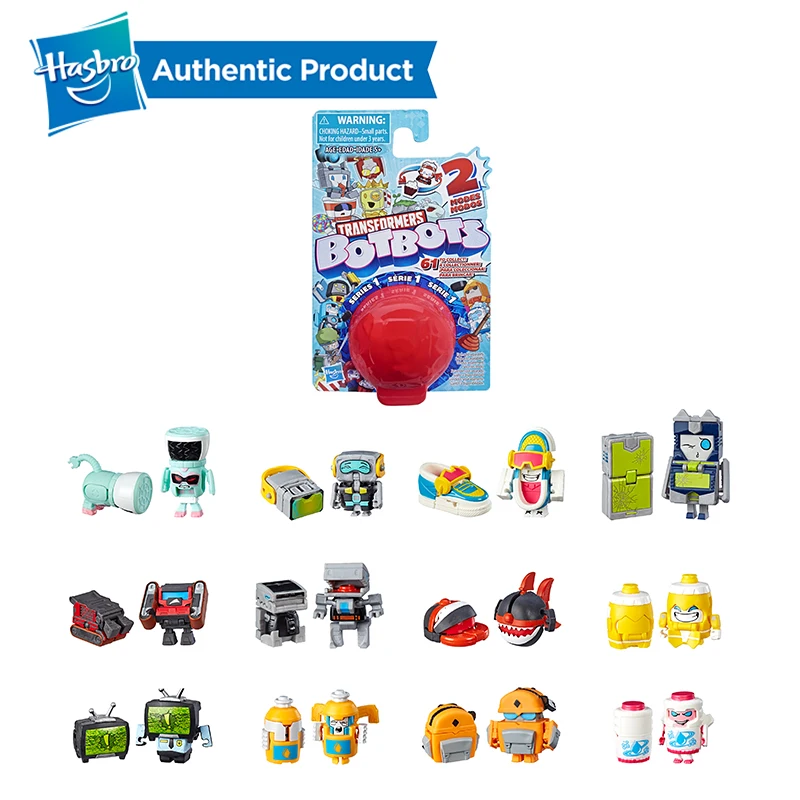 Hasbro Трансформеры 0,75-1,5 дюймов глухая коробка BotBots игрушки серии Sugar Shocks 2 в 1 Коллекционные Фигурки забавные Трансформеры