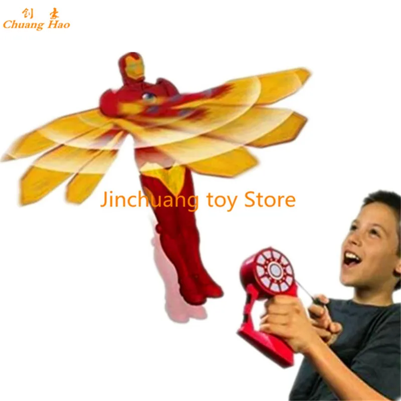 2017 The most popular Flying Heroes Iron Man PVC Action Figure Flying