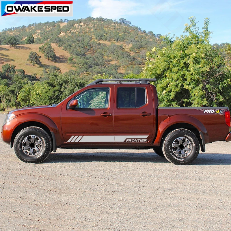 4X4 внедорожная Автомобильная наклейка для Nissan Frontier pick-up Sport Stripes авто дверь боковая юбка Наклейка Автомобильные внешние аксессуары