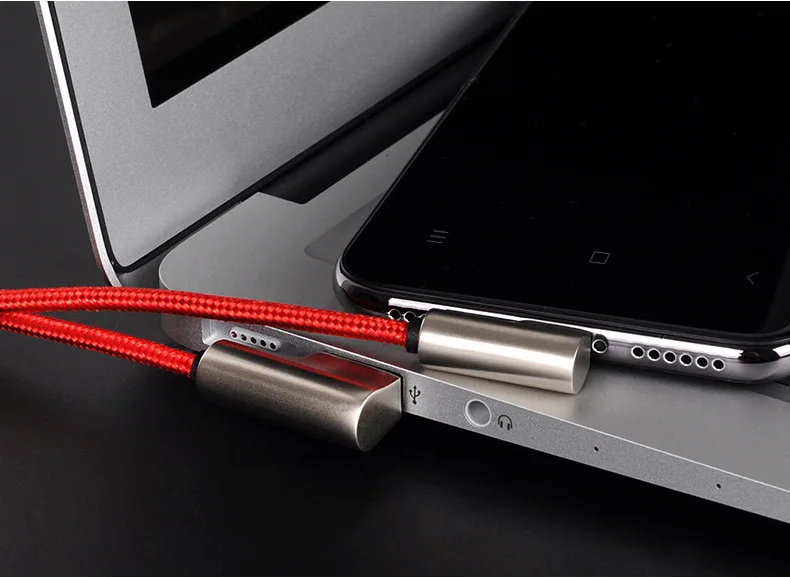 2.1A кабель для быстрой зарядки типа C USB с углом 90 градусов USBC Android зарядное