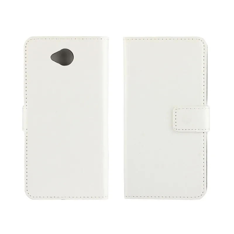 Для microsoft Nokia Lumia 435 520 535 625 630 640 650 730 830 930 чехол-кошелек с откидной крышкой из кожи Crazy-Horse - Цвет: Белый
