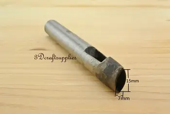

leather puncher Hole Gasket Cutter Punch Set tool Olives 15 mm x 7 mm S34