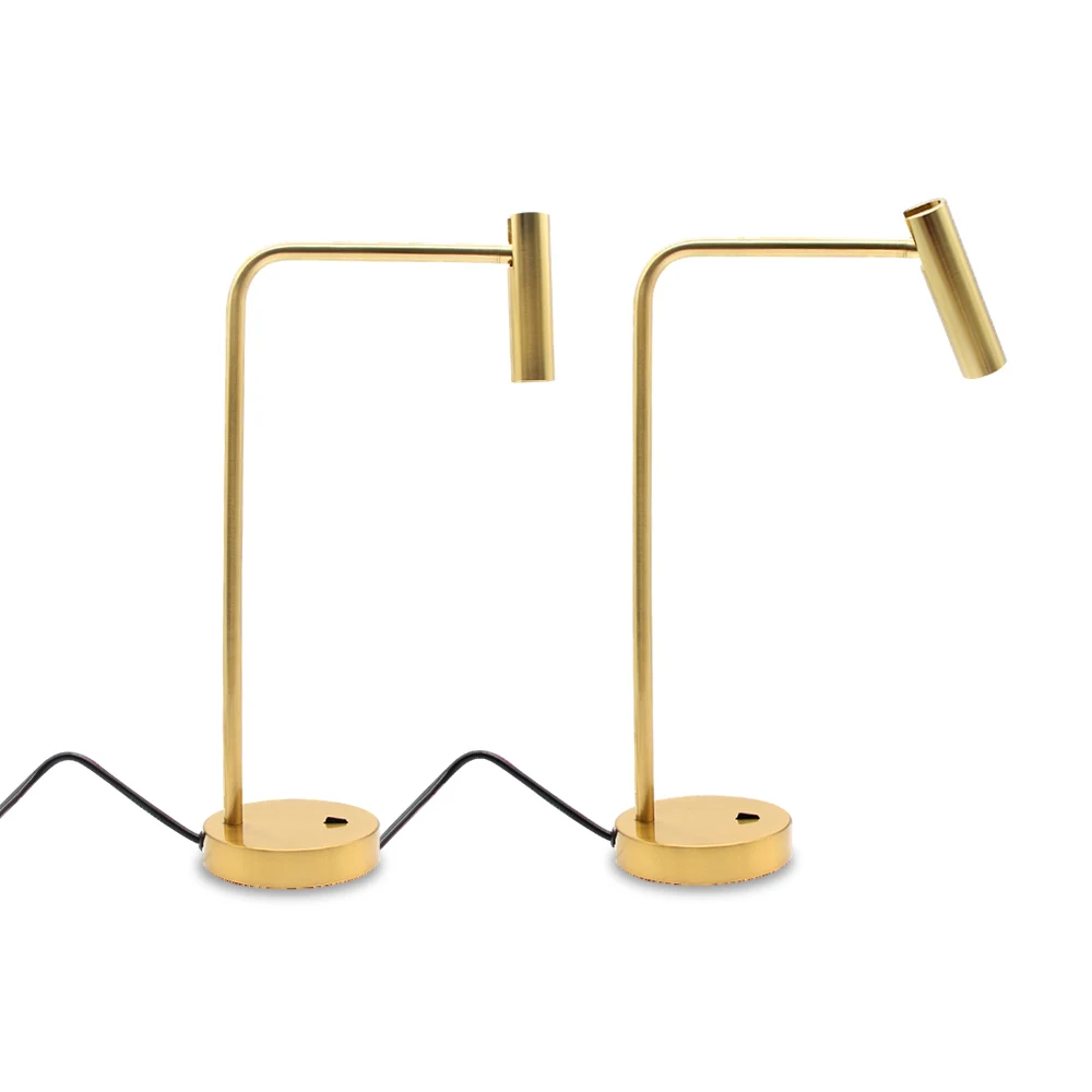 

Nordic LED Table Lamp Metal Clamp Long Arm Desk Lamp EU Plug Head Rotating Bedroom Student Study Reading Lighting Home Lights