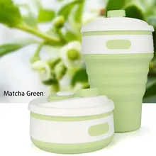 Удобная кофейная чашка телескопическая 350 мл силиконовая 6 цветов для кемпинга кухонный инструмент для деловых поездок Пешие прогулки