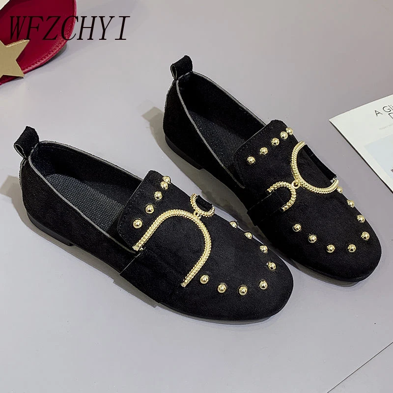 

2019 new women flats shoes espadrilles women casual shoes metal decorative comfortable breathable Non-slip sports canvas shoes