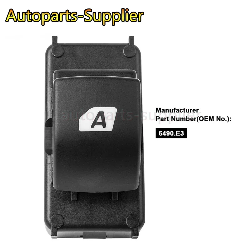 6490. E3 6490.HQ кнопка переключения окна пассажирская сторона для Citroen C4 Berlingo Peugeot Partner