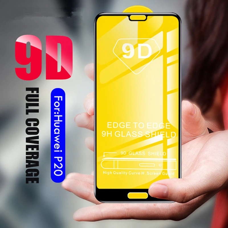 

9D Full Cover Tempered Glass Screen Protector For Huawei Honor V20 20 20i 10 Lite 9S 9E 8S 8X Max HD Explosion proof Guard Film