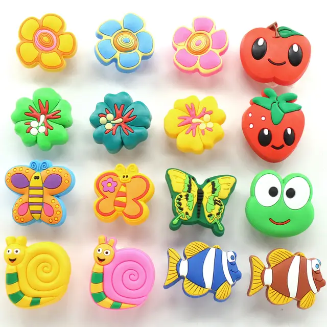 1xlovely Soft Rubber Cartoon Kids Room Decors Drawer Handles