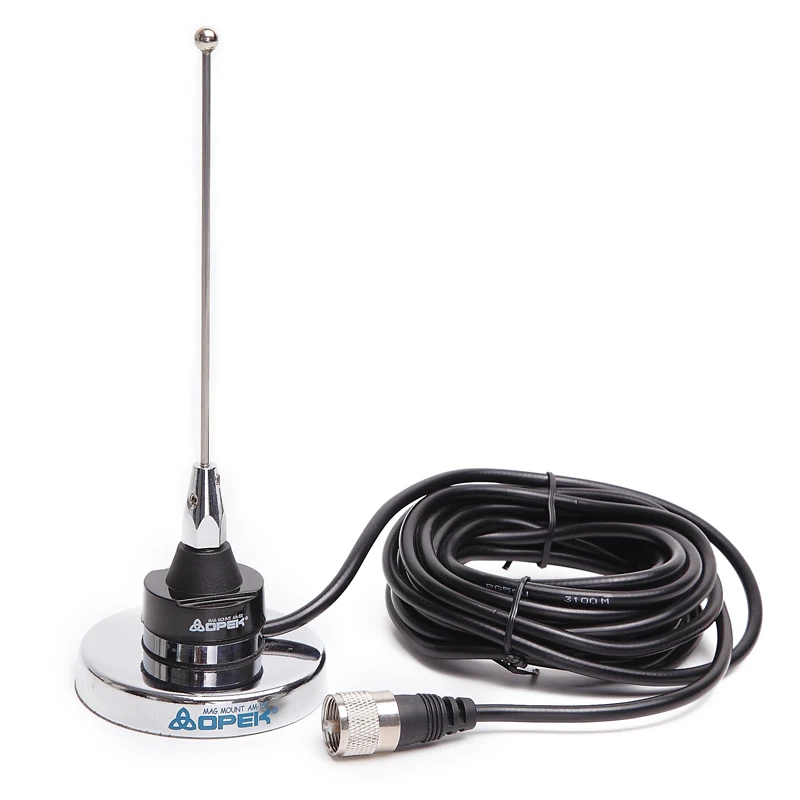 

NC-450M UHF 400-520MHZ NMO Magnet Mount RG-58U 14FT/4M Coaxial Cable PL-259 Plug Mobile Communication Radio Antenna