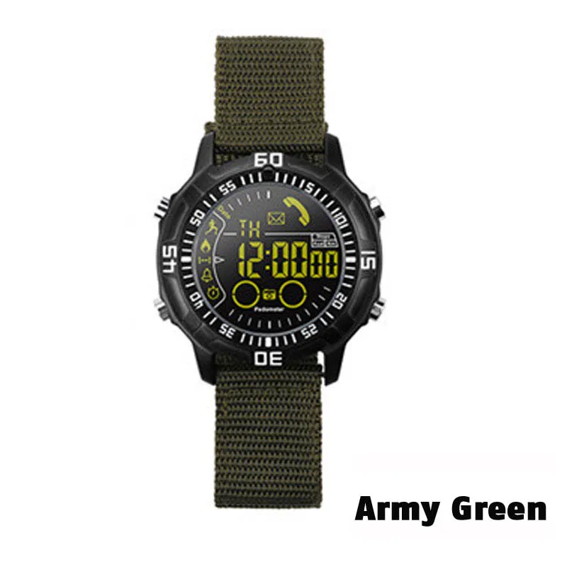 Смарт-часы Greentiger EX28A с подсветкой, Bluetooth, уличные спортивные часы, фитнес-трекинг, умные часы для мужчин, для телефона на базе Android IOS - Цвет: Зеленый