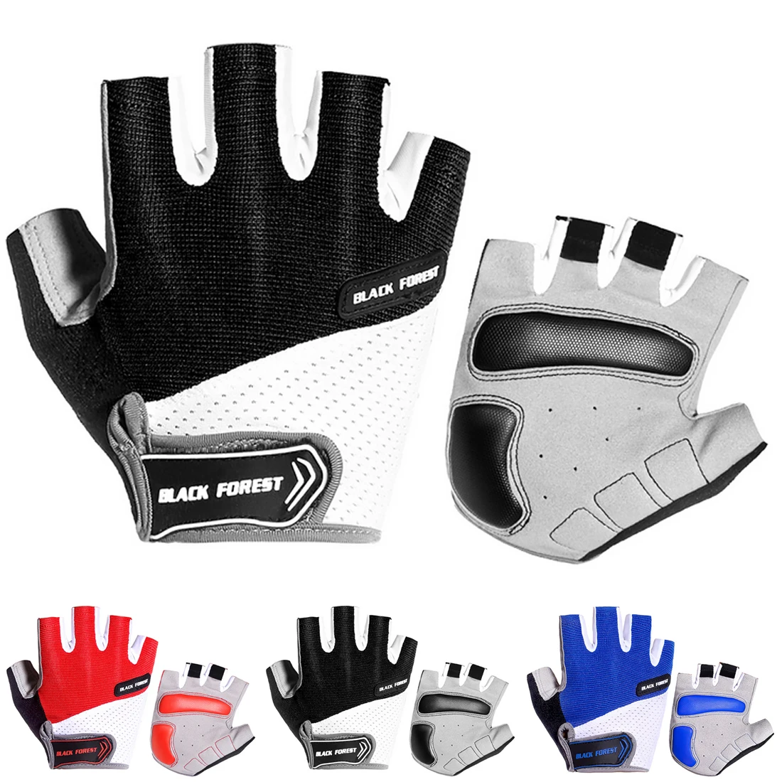 

A Bike Cycling Glove for MTB Bicycle Women Men Half Finger Gel Pad Breathable Summer Sports Motorcycle Luva ciclismo bisiklet