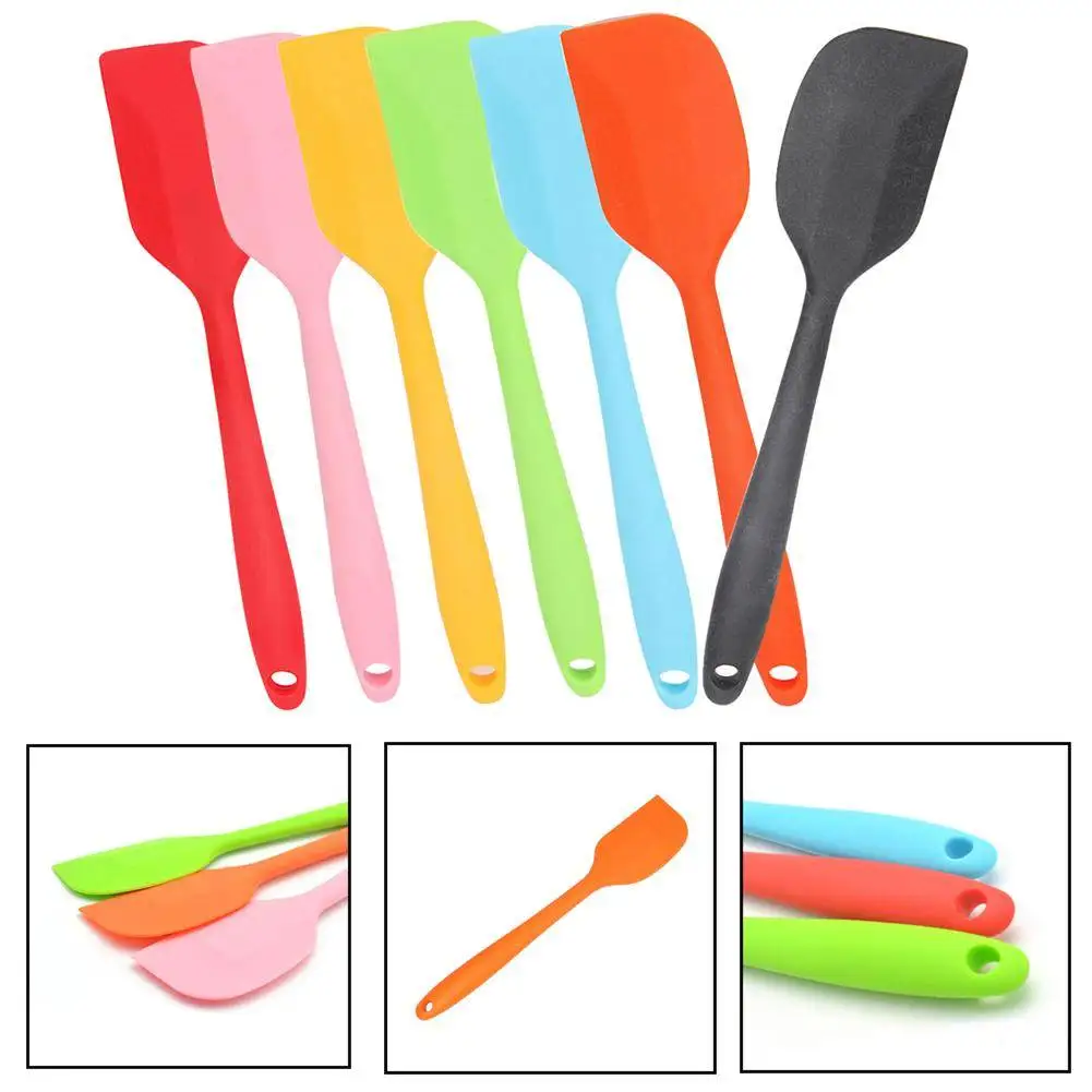  Cake Brushes Baking Tool Kitchenware Kitchen Silicone Cream Butter Cake Spatula Mixing Batter Scrap