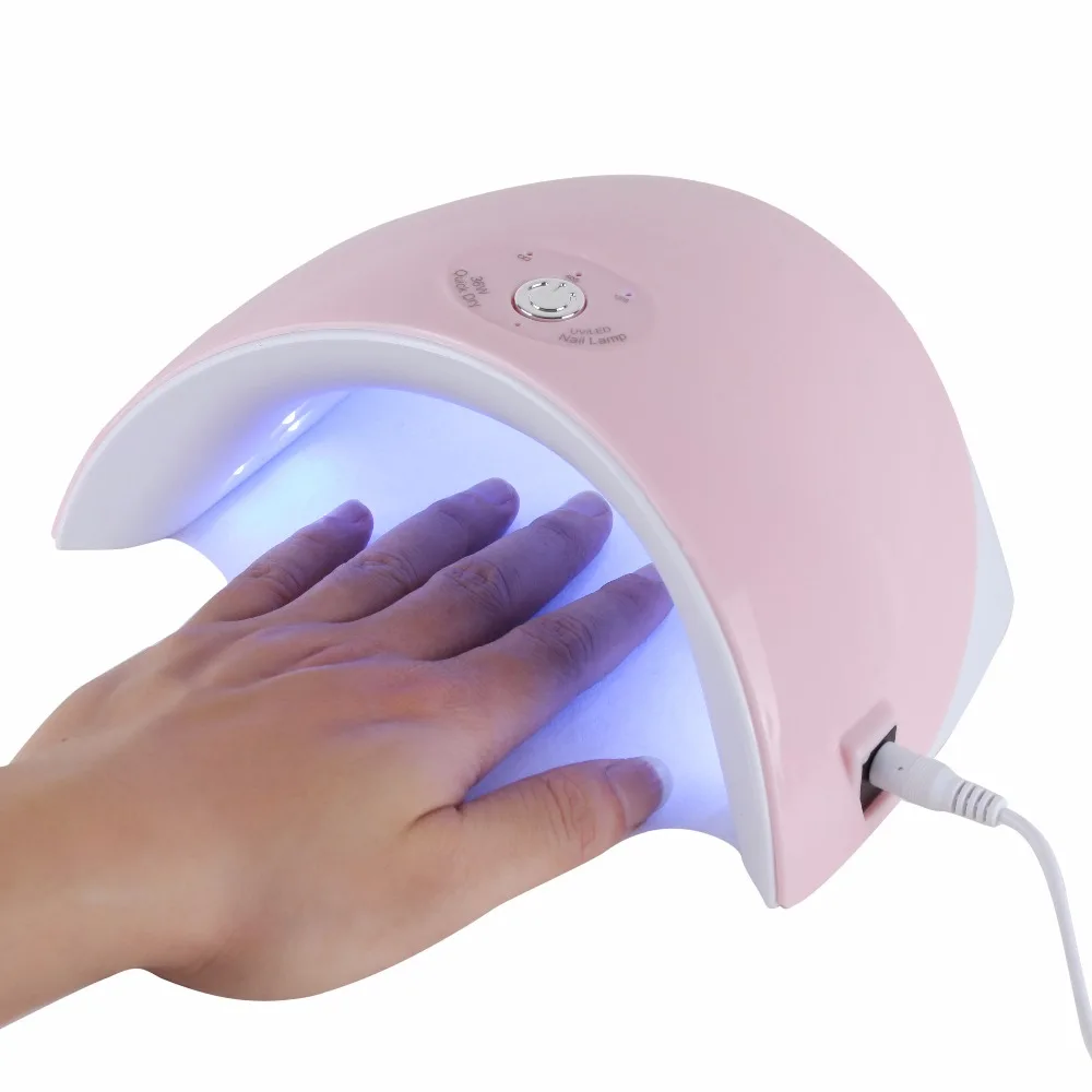 Светодиодный УФ-светильник для ногтей ENNKE, 36 Вт, двойной белый светильник, быстрая сушилка, аппарат для маникюра с таймером, лампа для ногтей, Гель-лак для отверждения ногтей