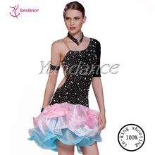 L-1333, высококачественное платье для самбы, бальных танцев