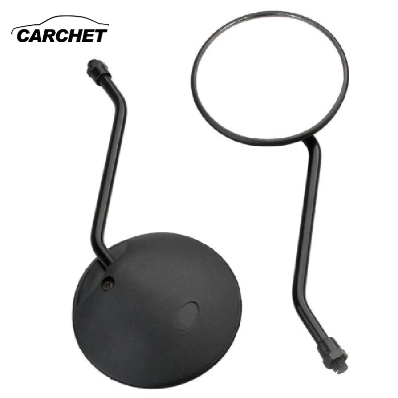 

CARCHET 1 Pair Motorcycle Mirrors Universal 10mm Motorbike Motorcycle Rearview Side Mirror for Honda TLR200 Rotatable bar