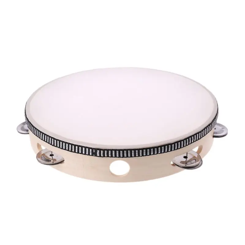 

Percussion Drum Tambourine Hand Jingle for KTV Party Game Toy Polyester film Drum Accessory