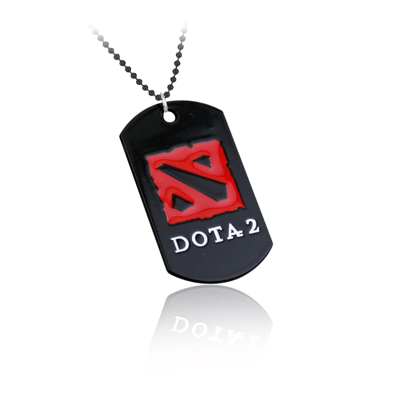 Новое поступление Dota 2 Immortal Champion брелок для ключей в форме щита Dota2 брелок автомобильный брелок TI 5 Aegis of Champions кулон ювелирные изделия - Цвет: black