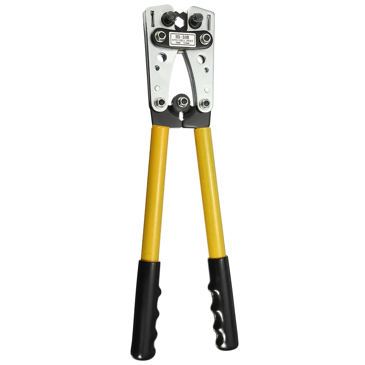 

HX-50B Cable Crimper Lug Crimping Tool Wire Crimper Hand Ratchet Terminal Crimp Pliers For 6-50mm2 1-10AWG