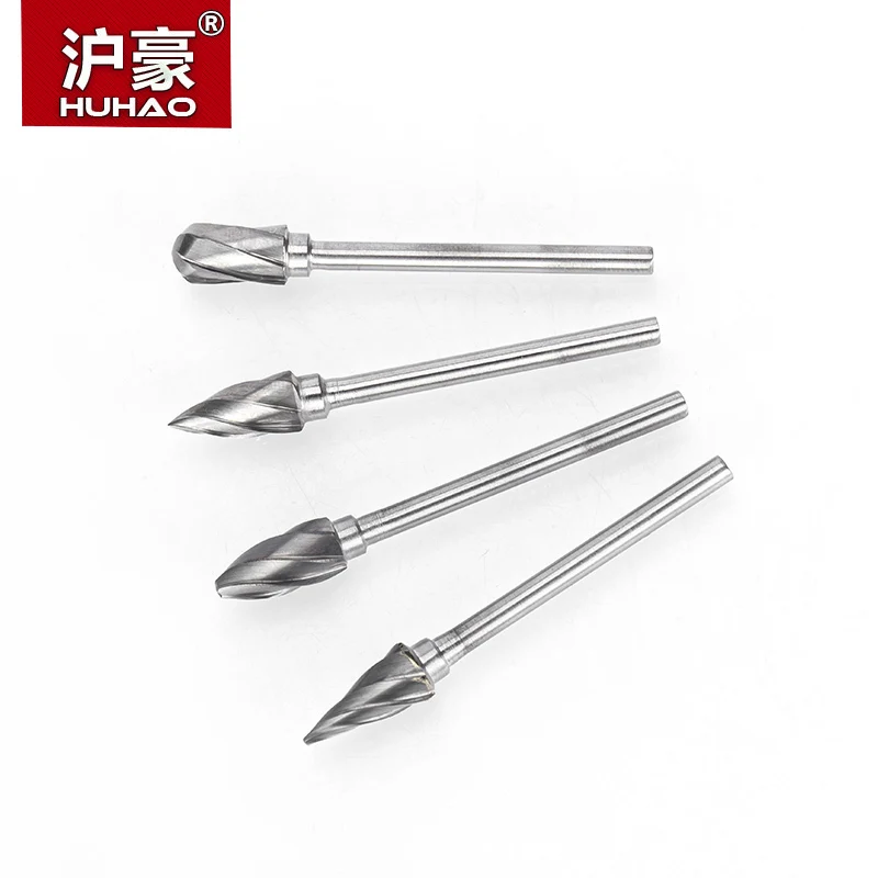 

HUHAO 1 шт. 3 мм хвостовик Вольфрамовая сталь резак Металл шлифовальная резьба, вращающийся файл цилиндрический фреза для полировки металла