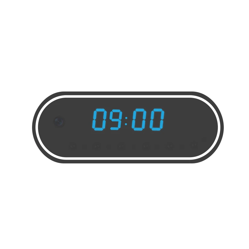  1080p HD Mini Camera Time Clock Alarm Setting Wireless Smart WIFI Cam Camera Motion Sensor IR Night