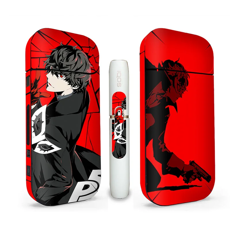 

6 Style New PVC Sticker for IQOS 2.4 Plus Electronic Cigarette Accessories Cover Skin