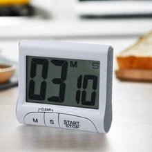 Многофункциональный ЖК-дисплей цифровой кухонный таймер для приготовления пищи отсчет-вниз часы напоминание секундомер Громкий будильник электронные гаджеты