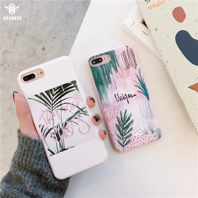 

BEEBASE DIY Phone case For iphone 7 8 Plus 6 6s case Soft silicon back cover case for iphone X 6 6s plus funda for Apple iphone