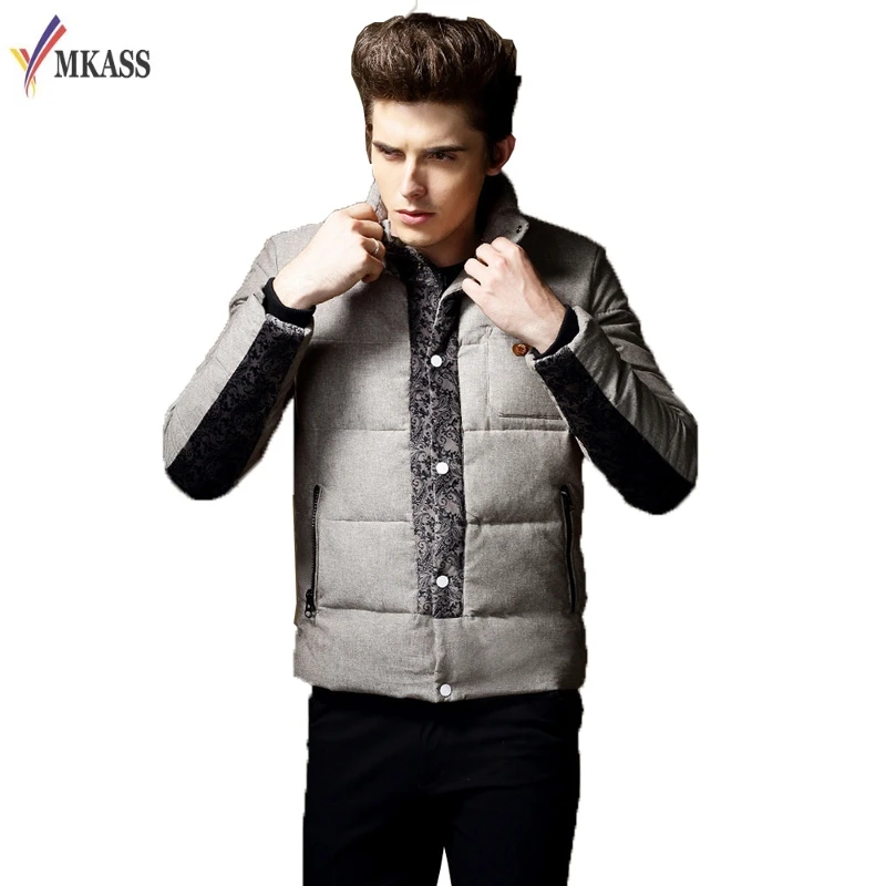 

2017 New Brand Winter Warm Jacket For Men Coats Casual Mens Thick Male Slim Cotton Padded Fit Snow Cold Outerwear