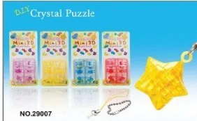 DIY игрушка мини 3D пазл с кристаллами обучающая игрушка|3d crystal puzzle|crystal puzzleeducational toys