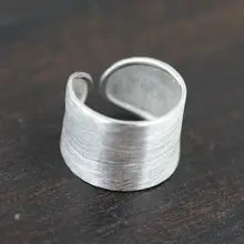 Venta al por mayor 100% Real Pura Plata Esterlina 925 Anillo clásico anillo de bodas de la joyería fina hombres/mujeres joyería abierto tamaño rigent anillo
