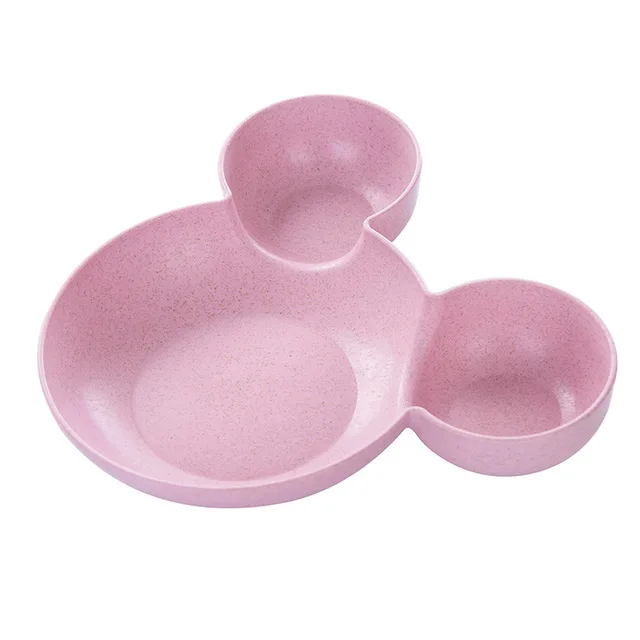 Tableware Cute Kid Dishes Plate Creative Dish Snack Plate Tray Children