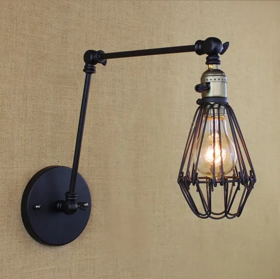 

RH Loft Style Vintage Wall Lamp For Cafe Dinning Room Industiral Wall Sconce Arandela 60w Edison Bulb