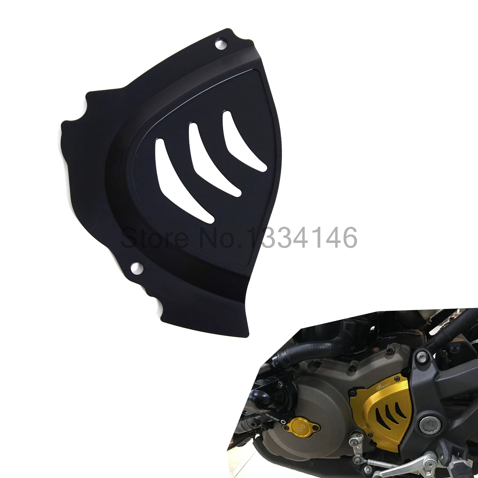 

Billet Aluminum Front Sprocket Chain Cover For Ducati Monster 821 1200 S 2014 2015 2016