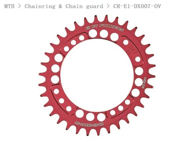 FOURIERS MTB овальная велосипедная Звездочка 104 BCD шатун для горного велосипеда Звездочка 34 T-48 T