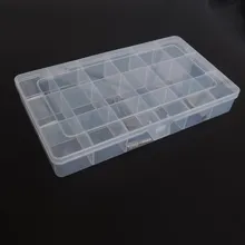 DIY Plastic Toolbox Transparent Electronic Component Waterproof Storage Box Casket SMD SMT Metal Parts Screw Container